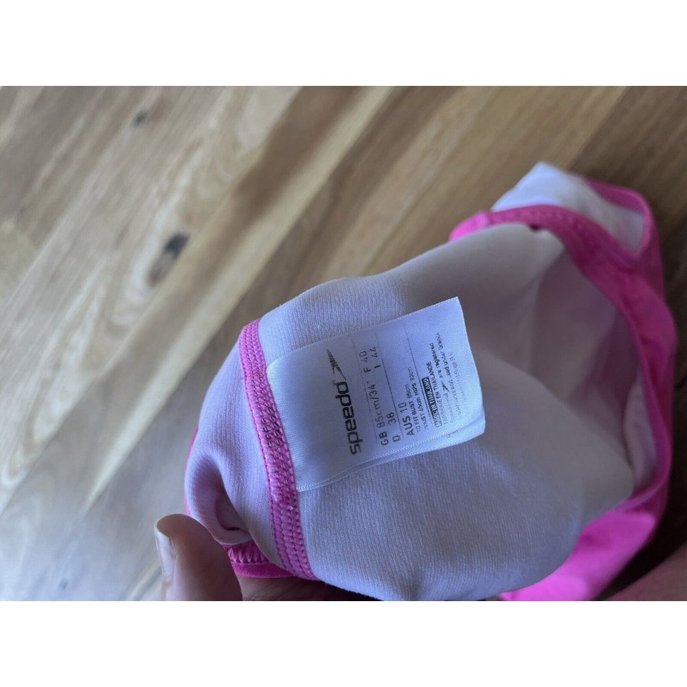 Speedo One Piece Swimsuit Endurance Hot Pink Size 10 - Picture 5 of 5